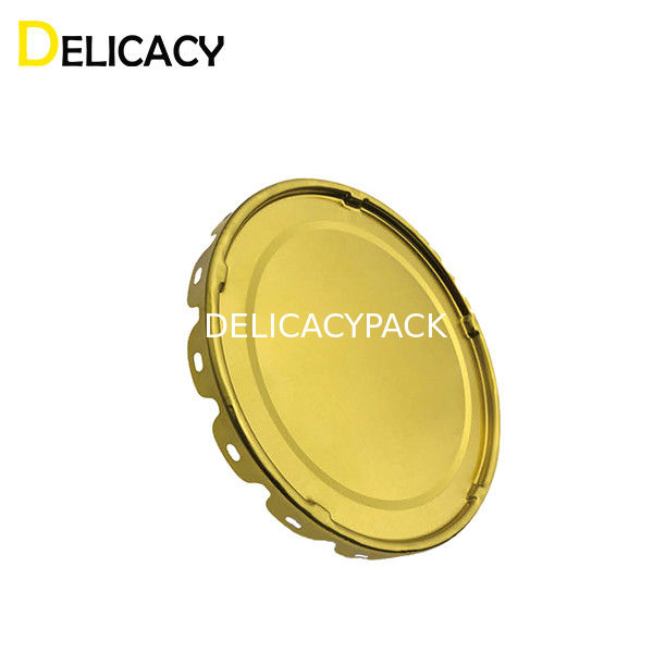 Tampas da lata do metal do ferro da carcaça do folha de Flandres para 10L em volta do balde químico industrial da pintura