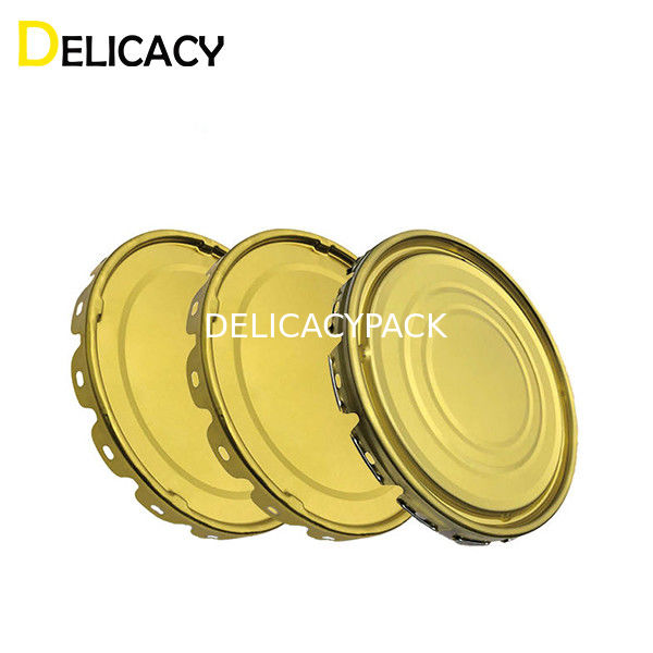 Tampas da lata do metal do ferro da carcaça do folha de Flandres para 10L em volta do balde químico industrial da pintura