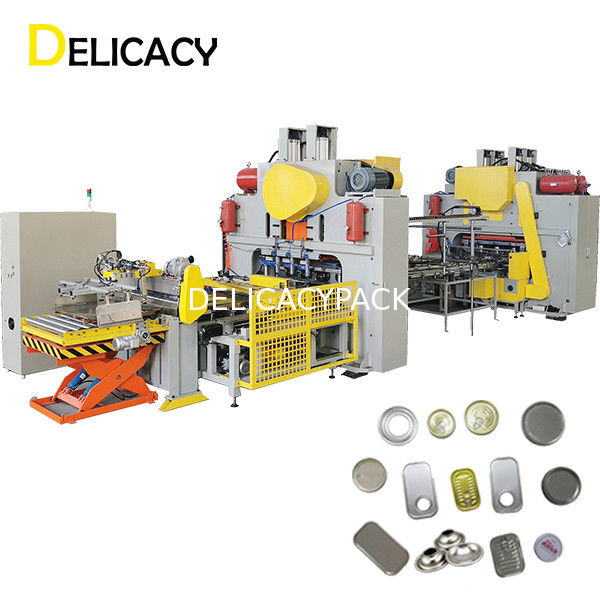 W pełni automatyczna linia produkcyjna puszek CNC, prasa do podawania blachy EOE End Tinplate