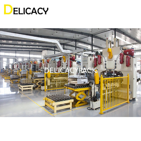 7 Köpfe H-Typ-Blatt-Zuführpresse für die Fertigung von Metalldeckeln