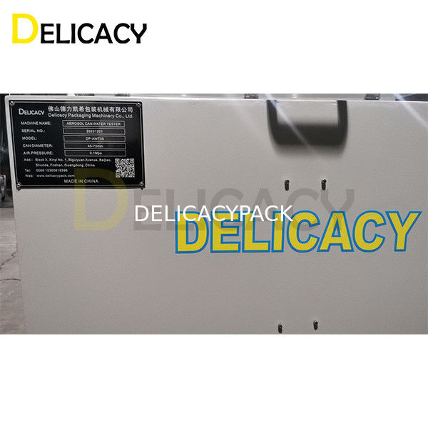 টেকসইতা অ্যারোসোল ক্যান ফুটো ডিটেক্টর জন্য অ্যারোসোল ক্যান মেশিন কাস্টমাইজড রঙ তৈরীর জন্য