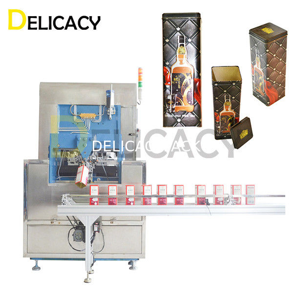 علبة إغلاق آلة غرز لشراب الويسكي حزمة علبة علبة مستطيلة علبة علبة الشعير