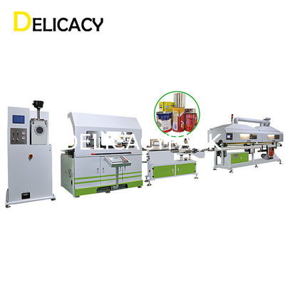 75Kw 5L Tin Can Production Line , Powder Coating Chemical Can Making Machine