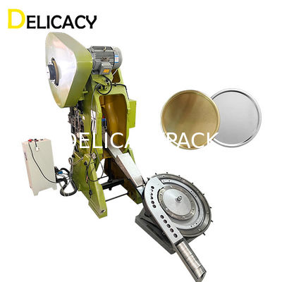 آلة صنع علب الصفيح الأوتوماتيكية لتغذية القرص المستدير بسرعة 50CPM 70CPM